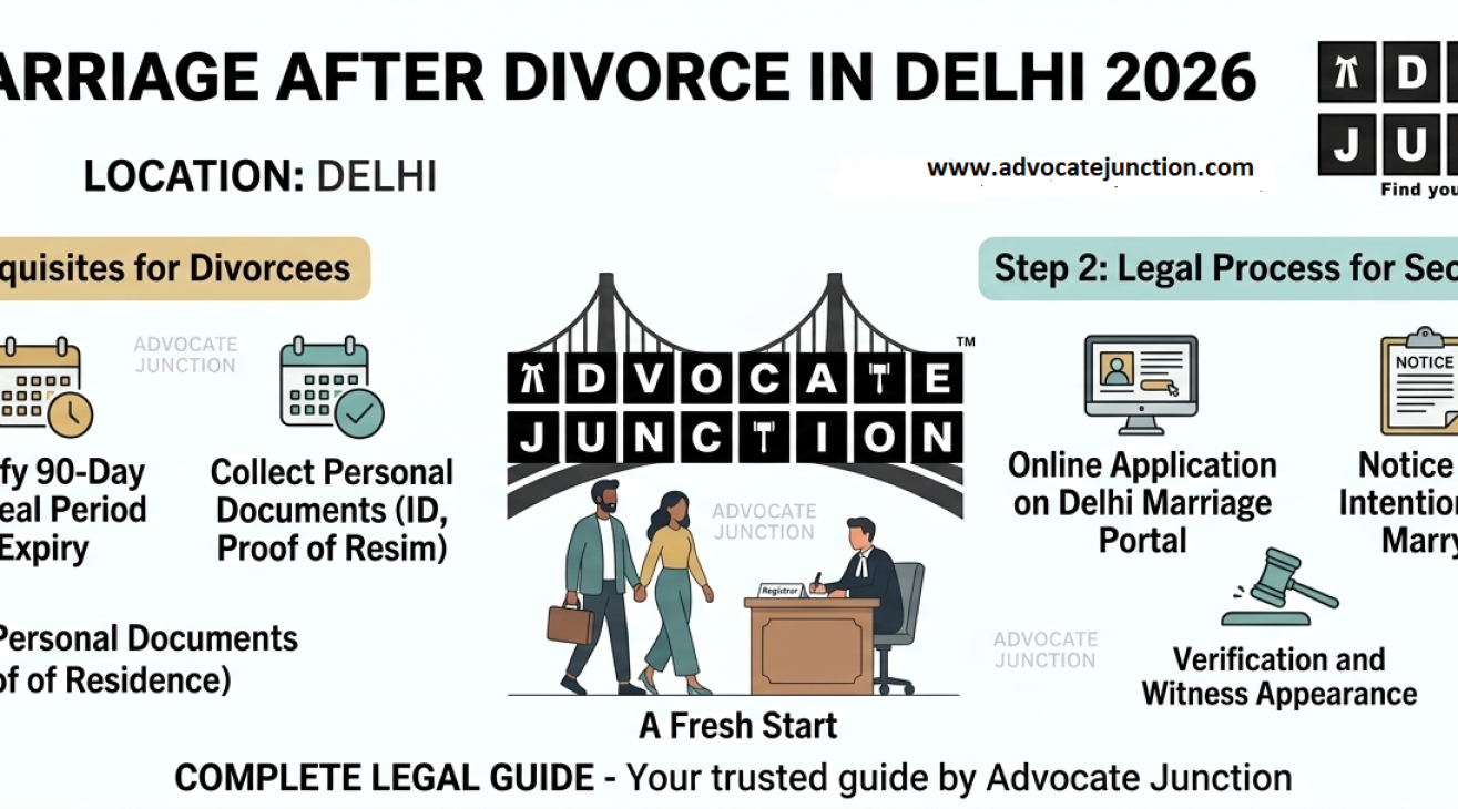 Court Marriage After Divorce in Delhi 2026 — Second Marriage Complete Legal Guide