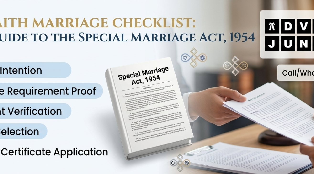 Inter-faith Marriage Checklist Under Special Marriage Act 1954