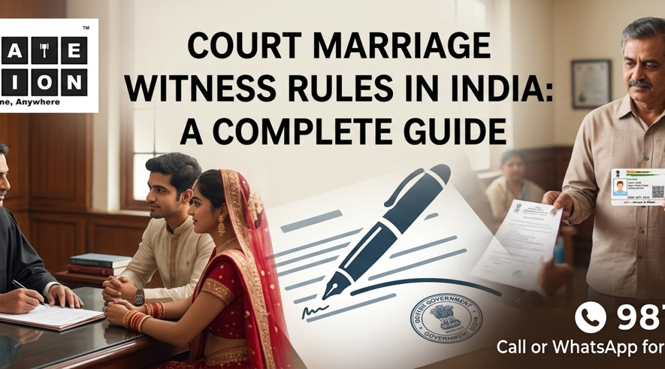 Court Marriage Witness Rules in India: Who Can Sign the Register — And What Happens If You Get It Wrong