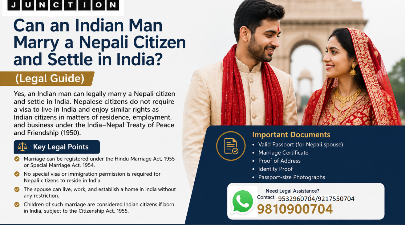 Can an Indian Man Marry a Nepali Citizen and Settle in India? (Legal Guide)
