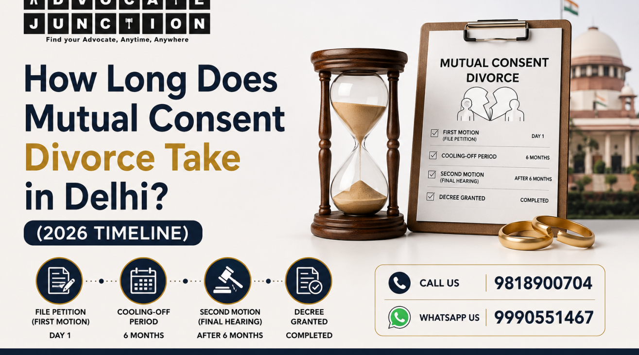 How Long Does Mutual Consent Divorce Take in Delhi? (2026 Timeline)