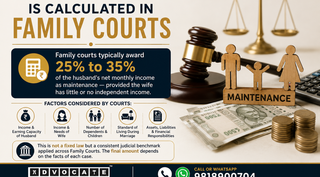 How Much Maintenance Can a Wife Claim? The Family Court Formula — Explained for 2026