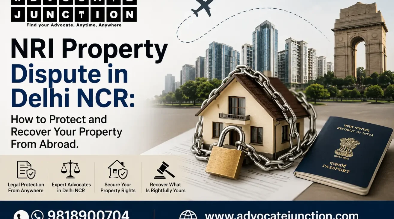 NRI Property Dispute in Delhi NCR: How to Protect and Recover Your Property From Abroad
