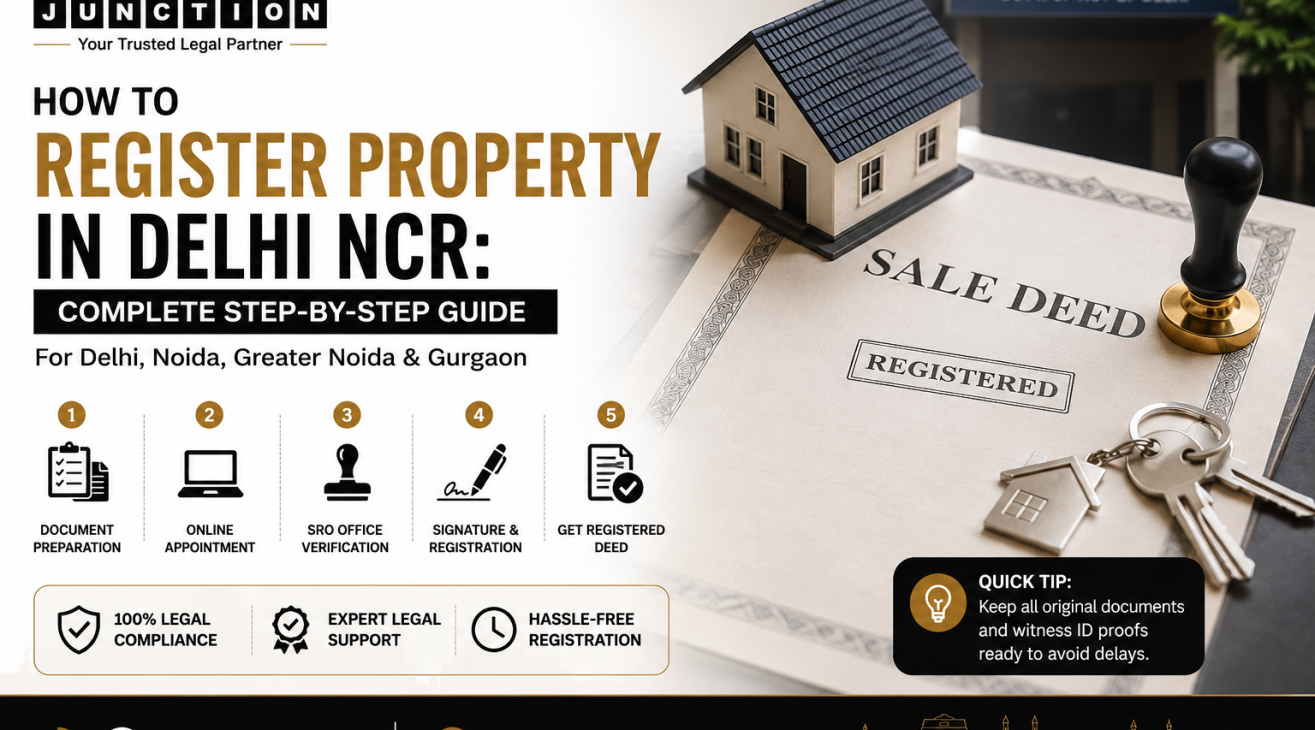How to Register Property in Delhi NCR: Complete Step-by-Step Guide for Delhi, Noida, Greater Noida & Gurgaon
