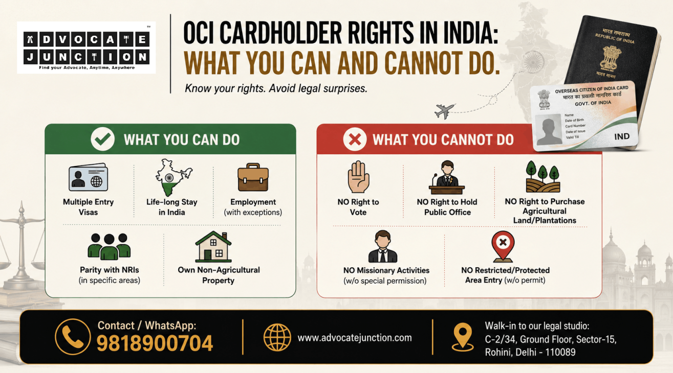 OCI Cardholder Rights in India: What You Can and Cannot Do