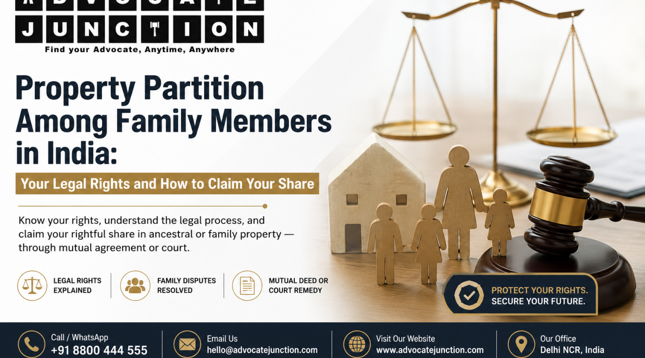 Property Partition Among Family Members in India