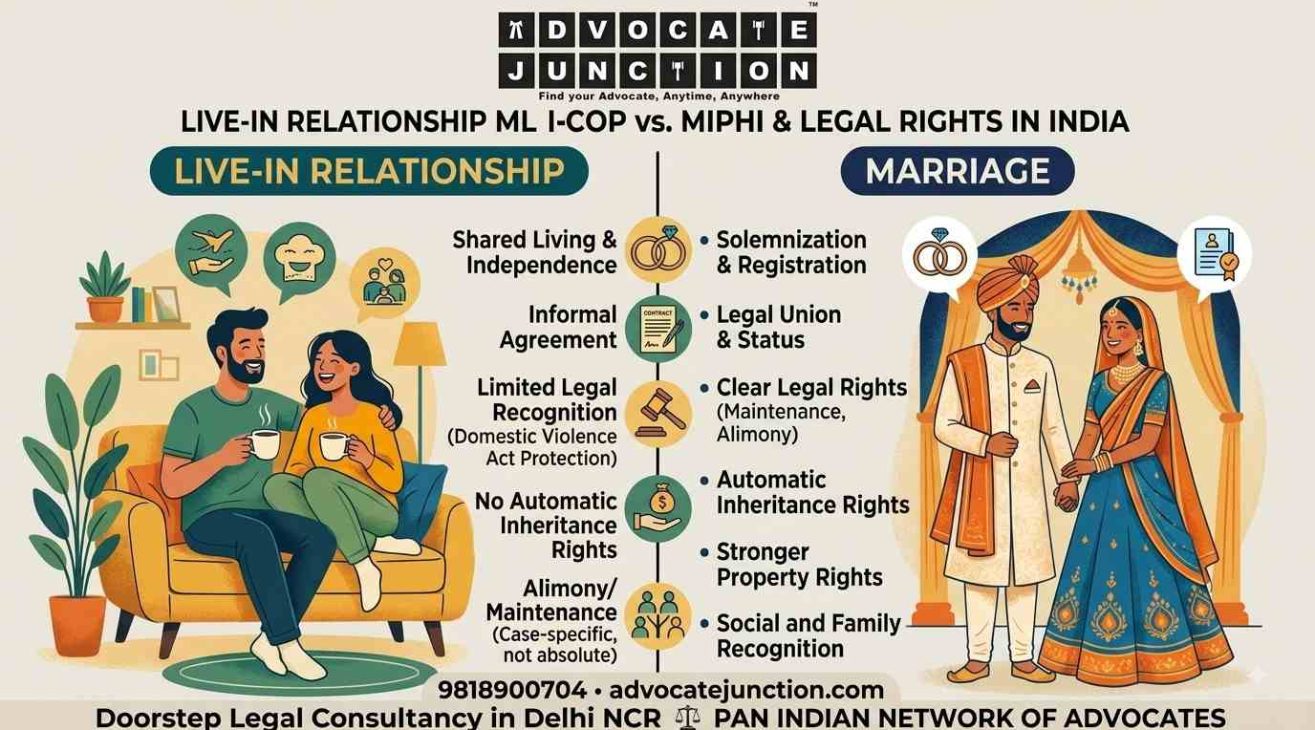 Live-in Relationship vs Marriage: What’s the Legal Difference in India?