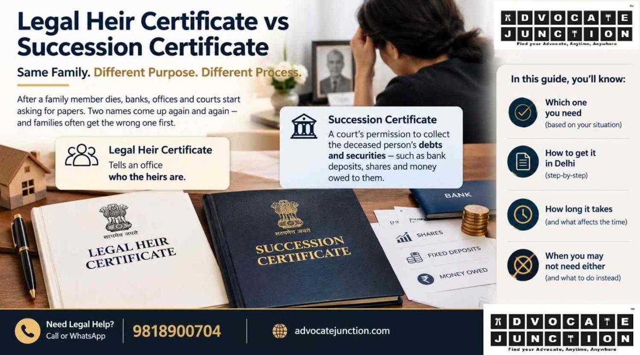 Legal Heir Certificate vs Succession Certificate: Which One Do You Need?