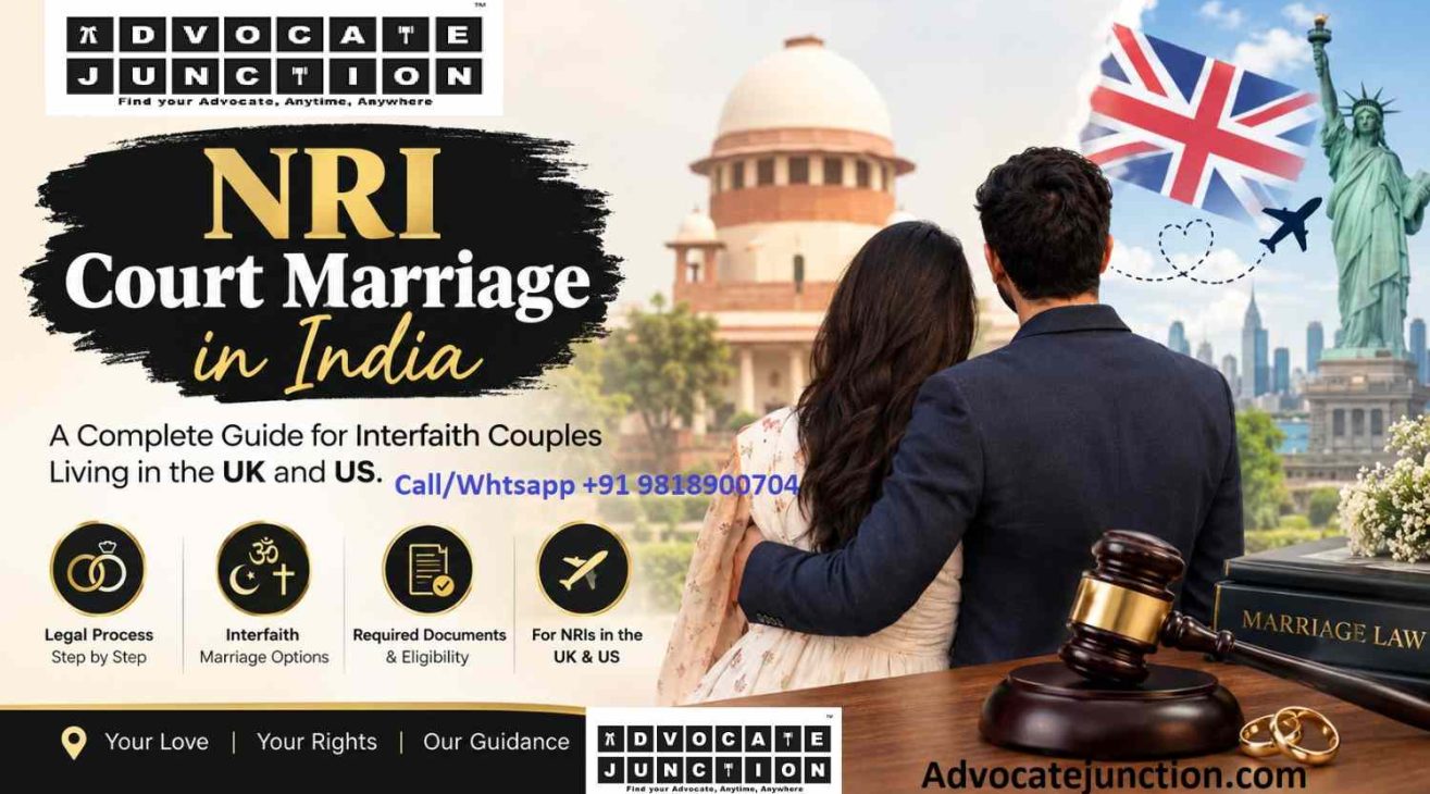 NRI Court Marriage in India: A Complete Guide for Interfaith Couples Living in the UK and US